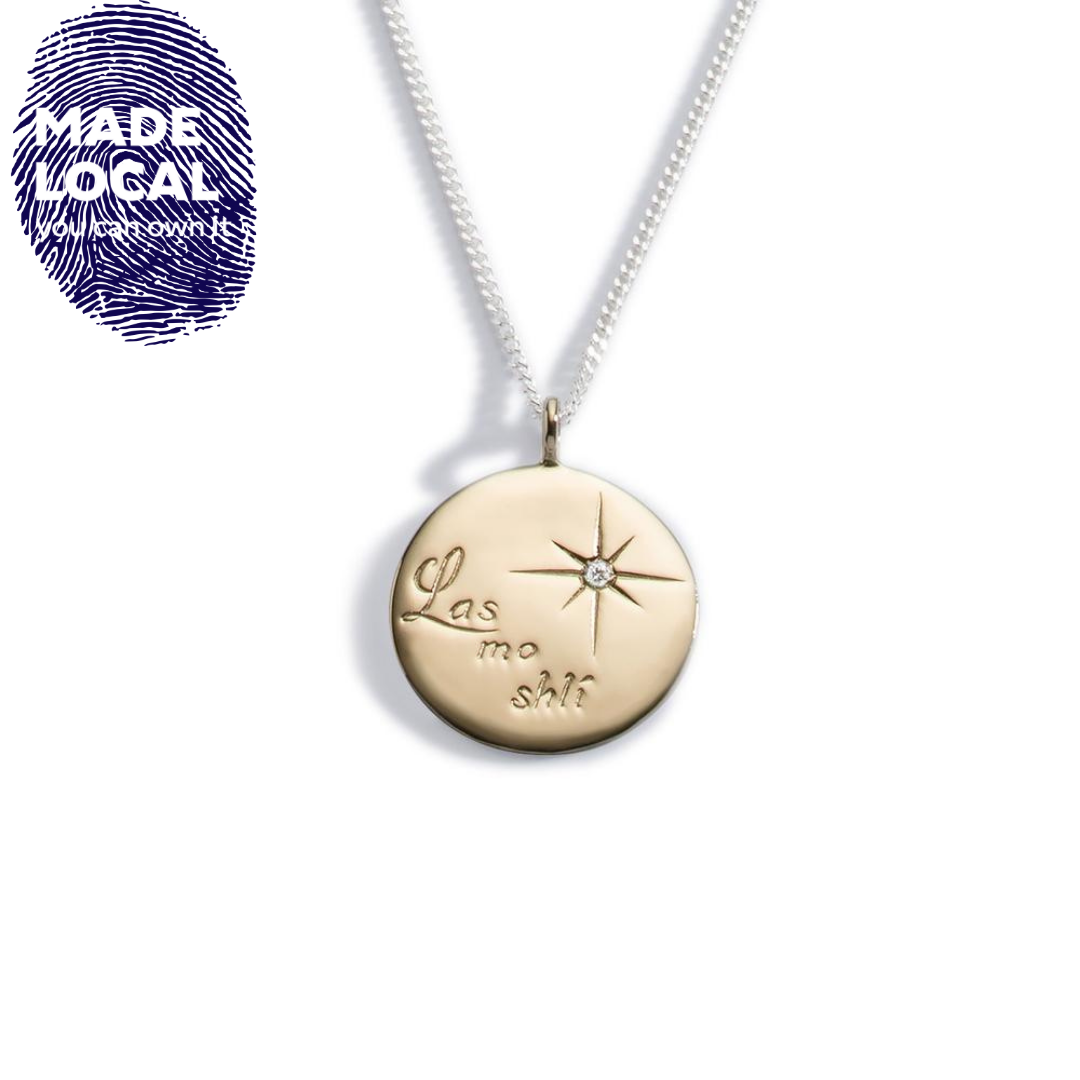 Light My Way Gold Large Pendant