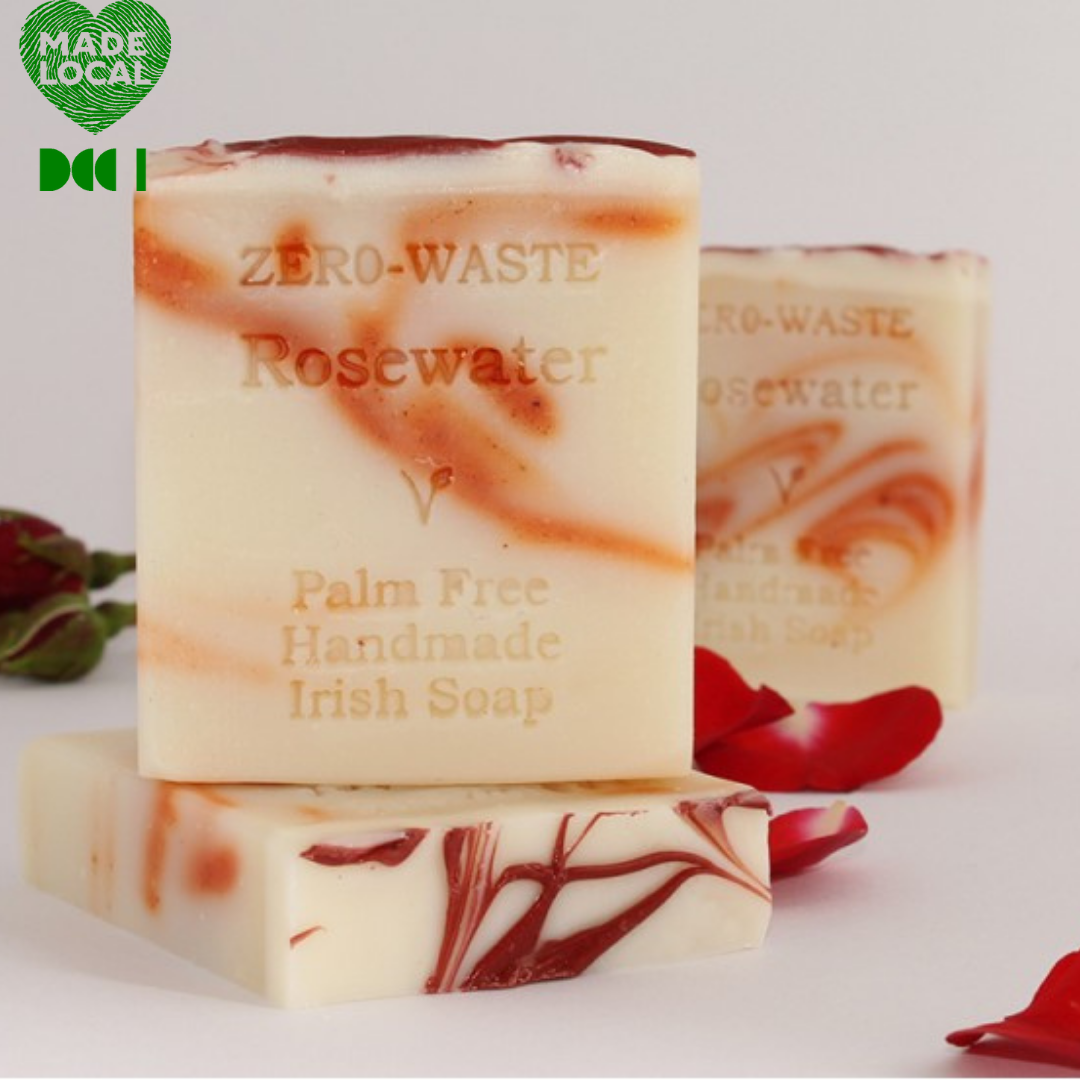 Palm Free Irish Soap, Rosewater Soap Bar