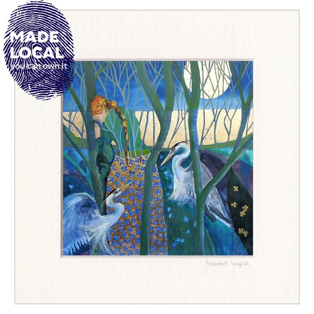Annabel Langrish, Canvas Print - ForgetMeNot Annabel Langrish