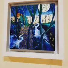 Annabel Langrish, Canvas Print - ForgetMeNot Annabel Langrish