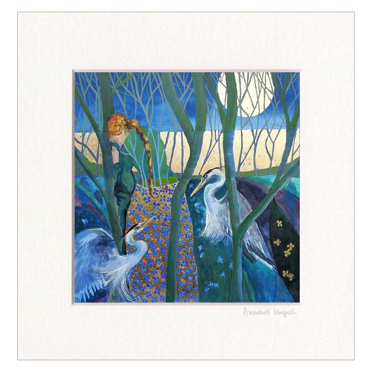 Annabel Langrish, Canvas Print - ForgetMeNot Annabel Langrish