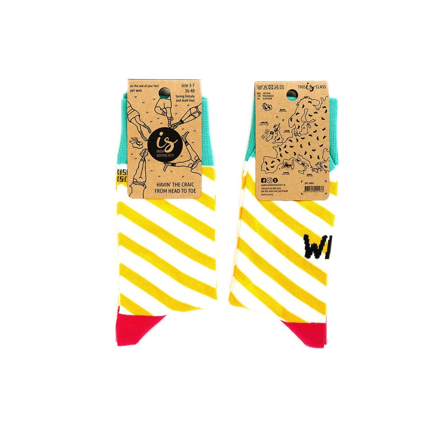 Irish Socksciety, Yer wan socks
