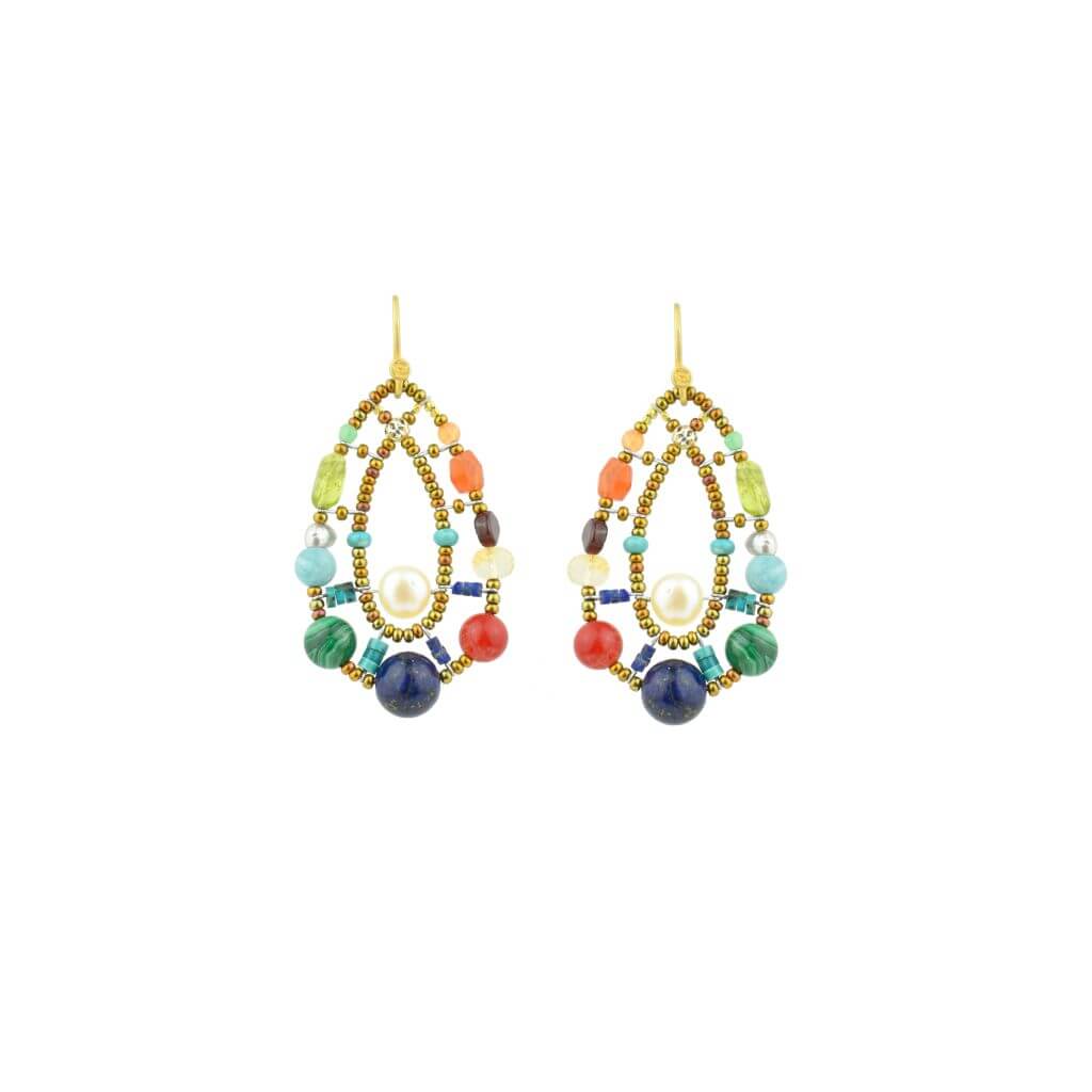 Earring Shinju Comet Multi