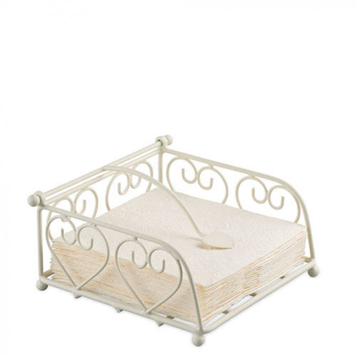 Ambiente, Small Cream Heart Napkin Holder