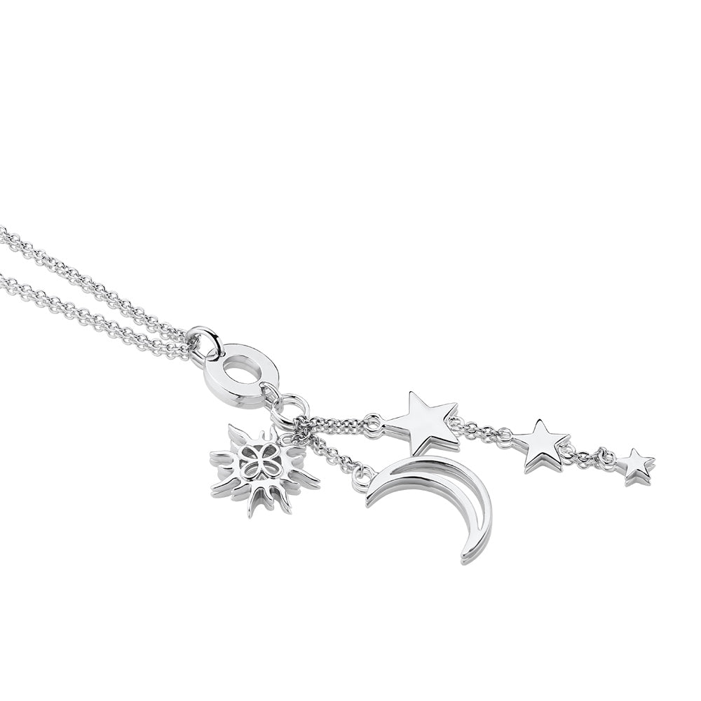 Newbridge, Sun , Moon & Stars Charm Necklace