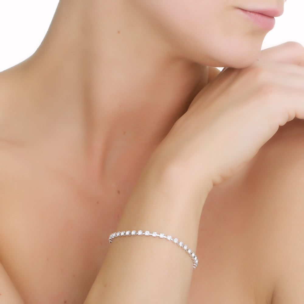 Newbridge ,Bracelet Multi Clear Stones Newbridge