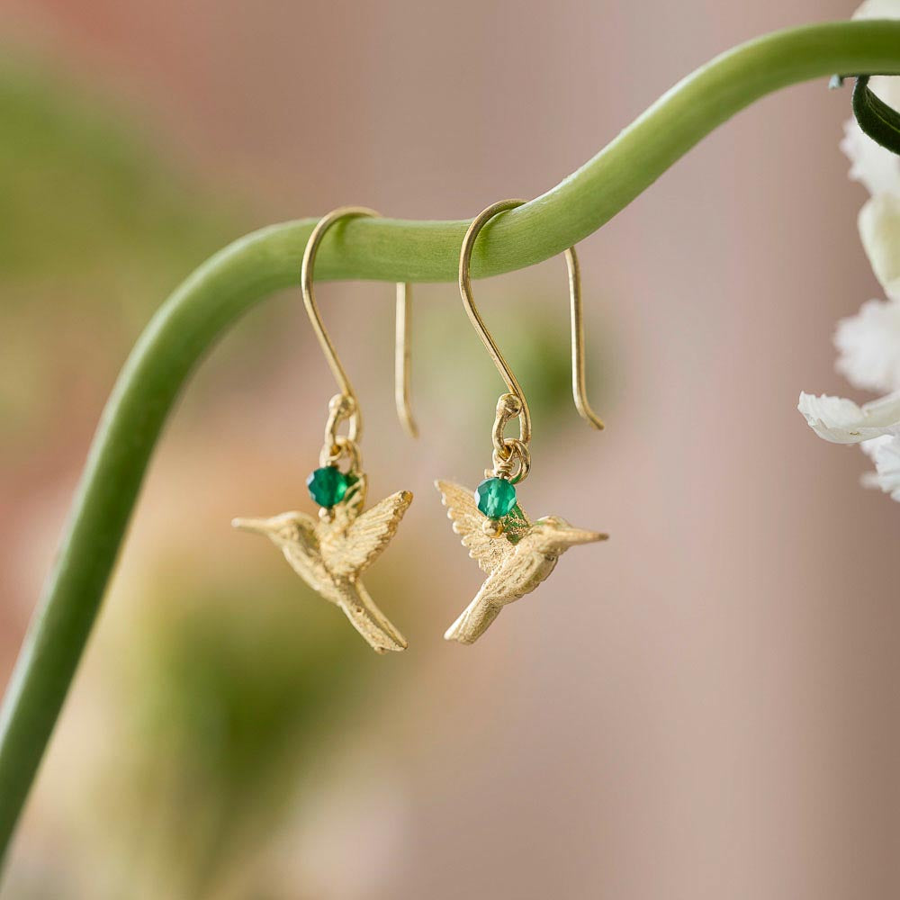 A Beautiful Story, Generous Adventurine Earring GP