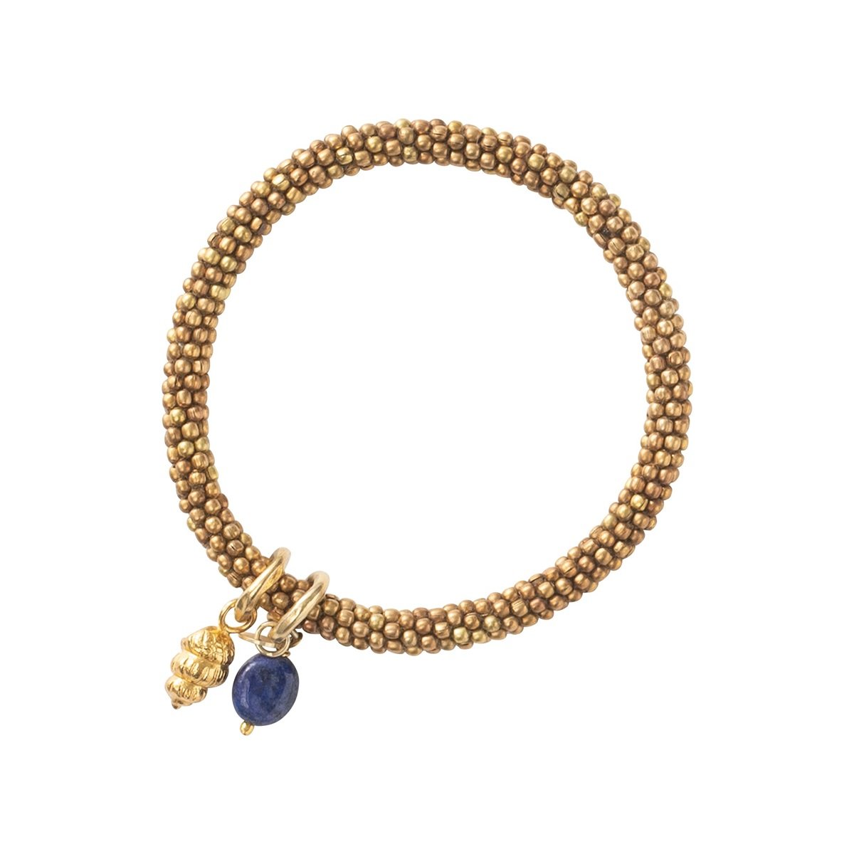 A Beautiful Story, Jacky Lapis Lazuli Shell Bracelet