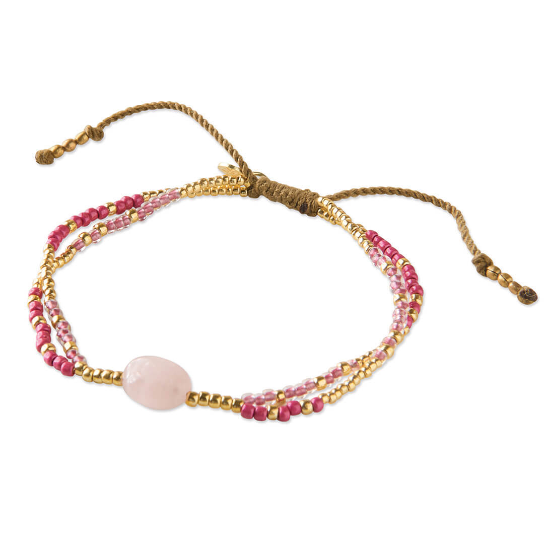 A Beautiful Story, Shining Rose Quartz bracelet