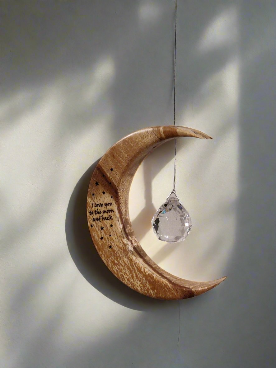 Artwood, Suncatcher I Love You to Moon & Back - Medium