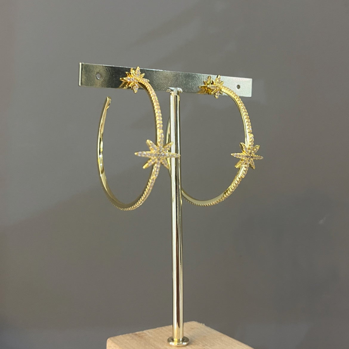 Azure, Gold Star Hoops