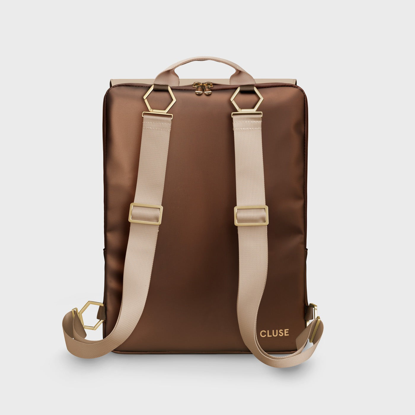 Cluse, Backpack Metallic Brown Beige