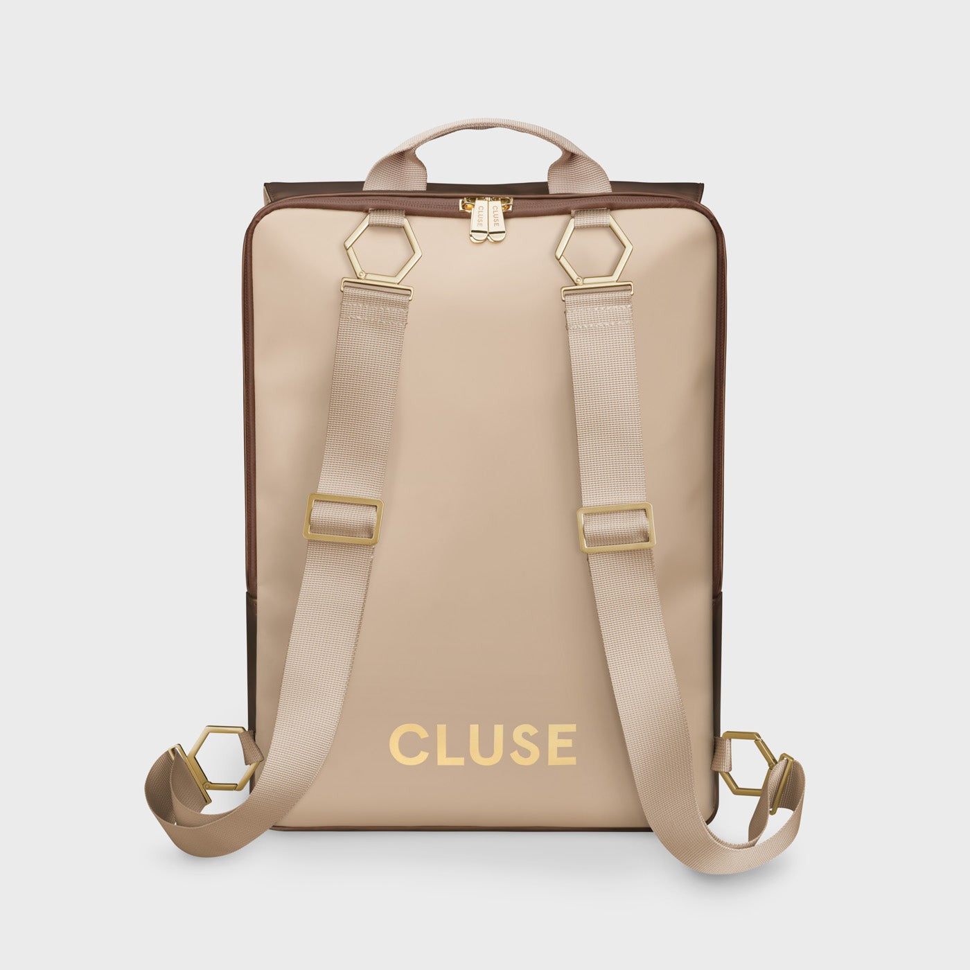 Cluse, Backpack Metallic Brown Beige