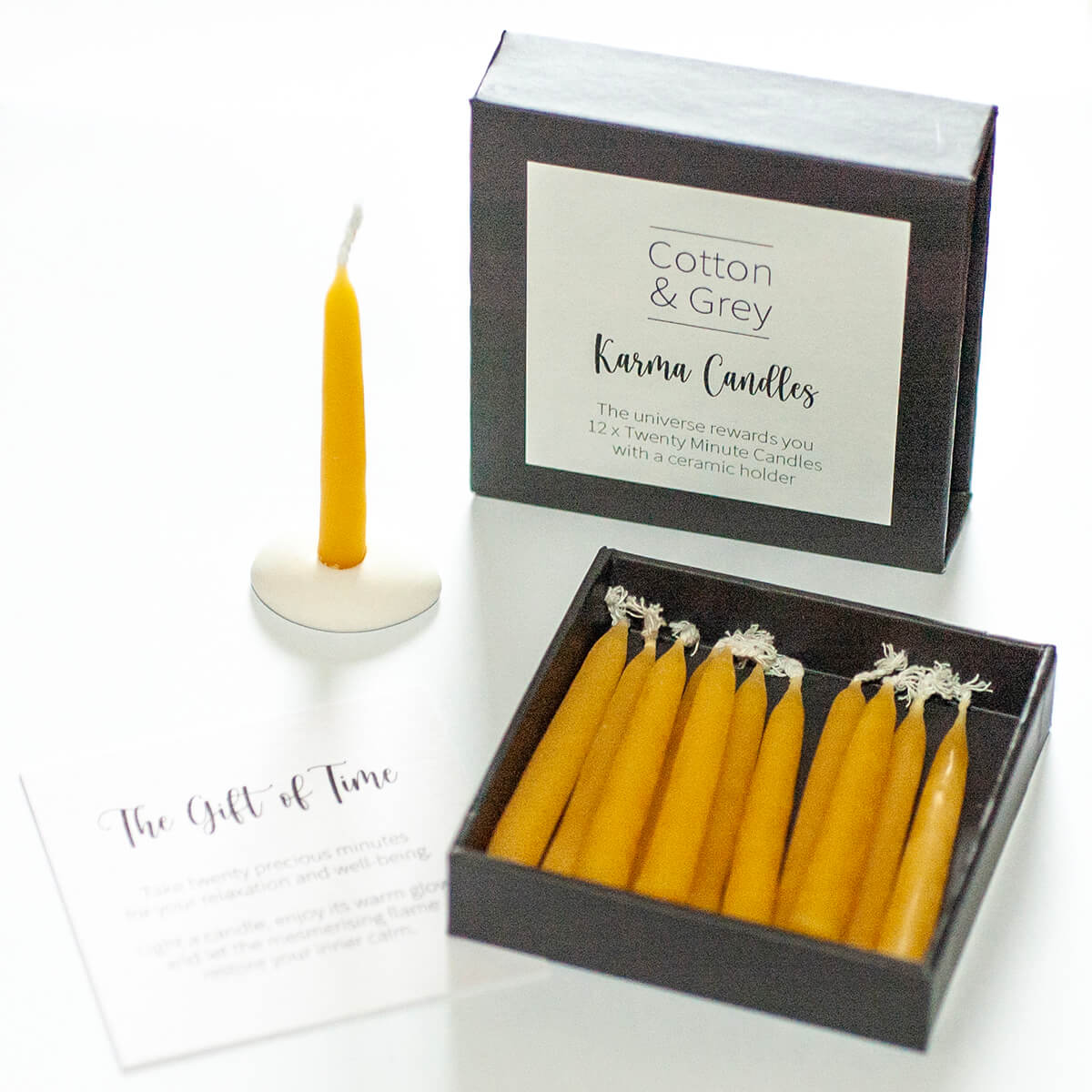 Cotton & Grey, Karma Candles