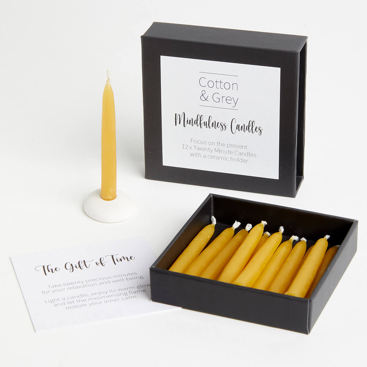 Cotton & Grey, Mindfulness Candles