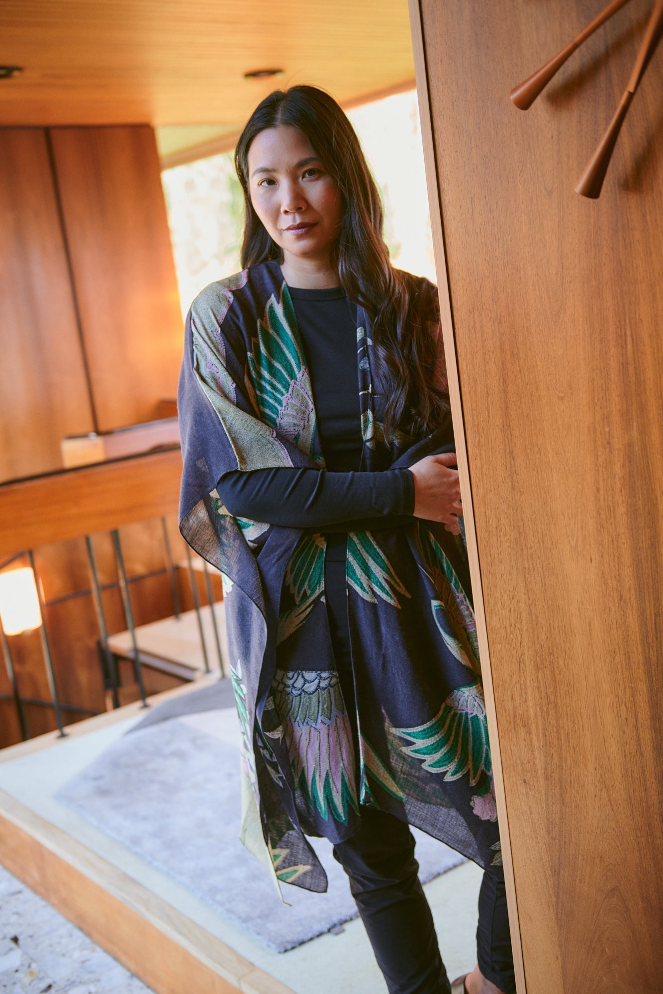 One Hundred Stars, Crane Emerald Wool Throwover