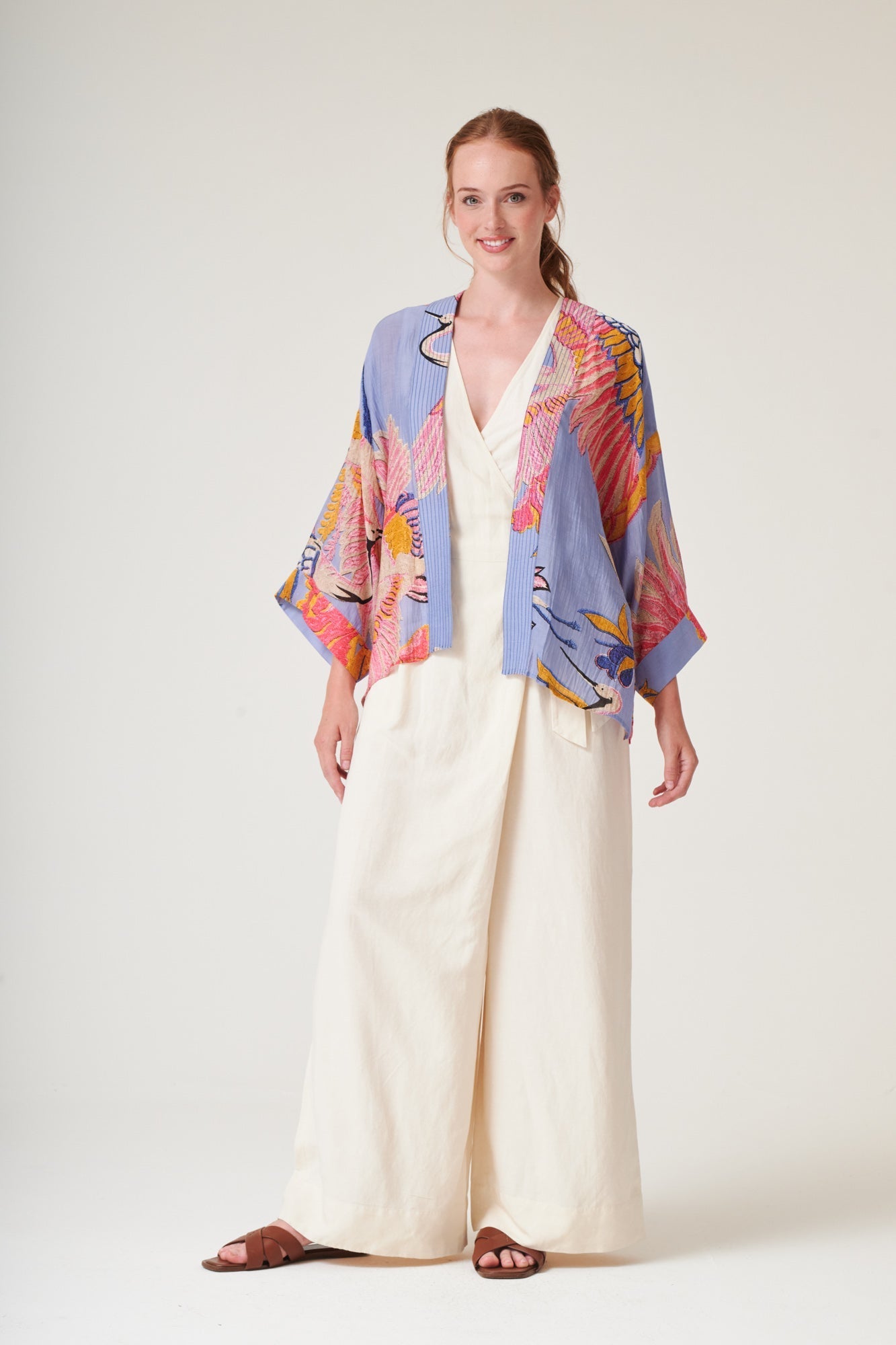 One Hundred Stars, Crane Periwinkle Kimono