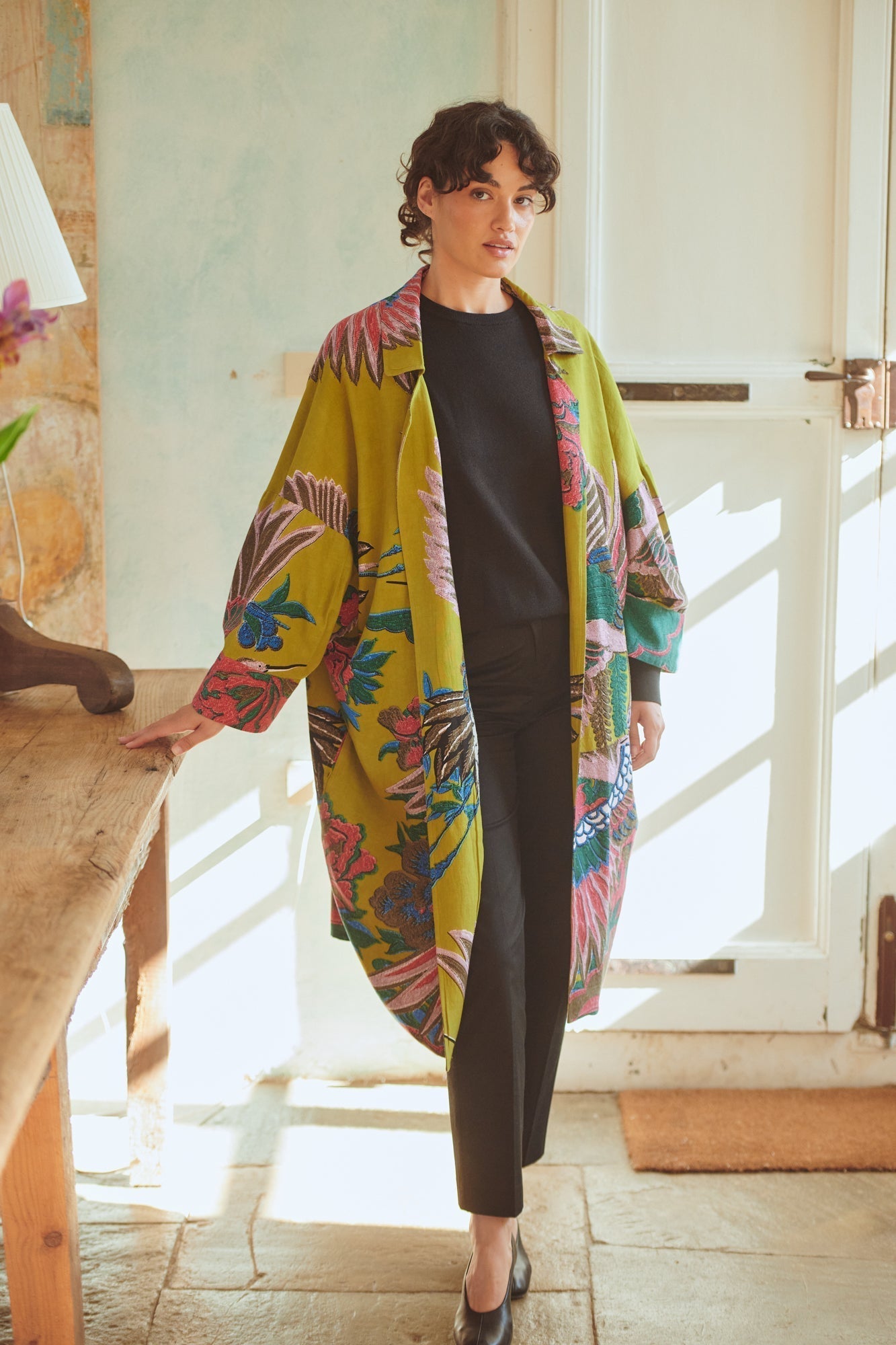 One Hundred Stars, Crane Olive Artisan Coat