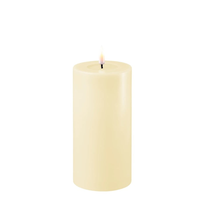 Deluxe ,Cream LED Candle (15cm)