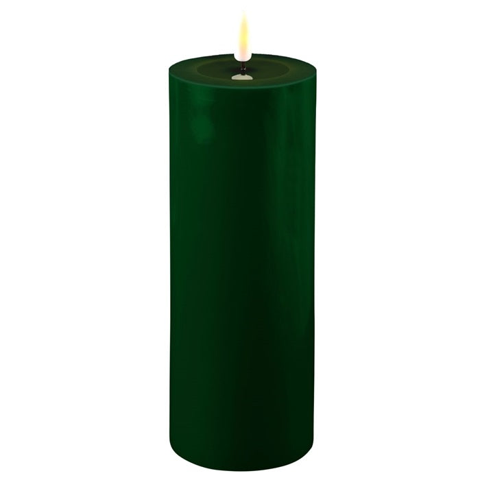 Deluxe, Dark Green LED Candle