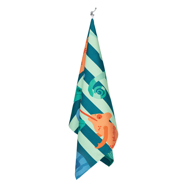 Dock & Bay, Kids Towels Karma Chameleon Large Dock & Bay