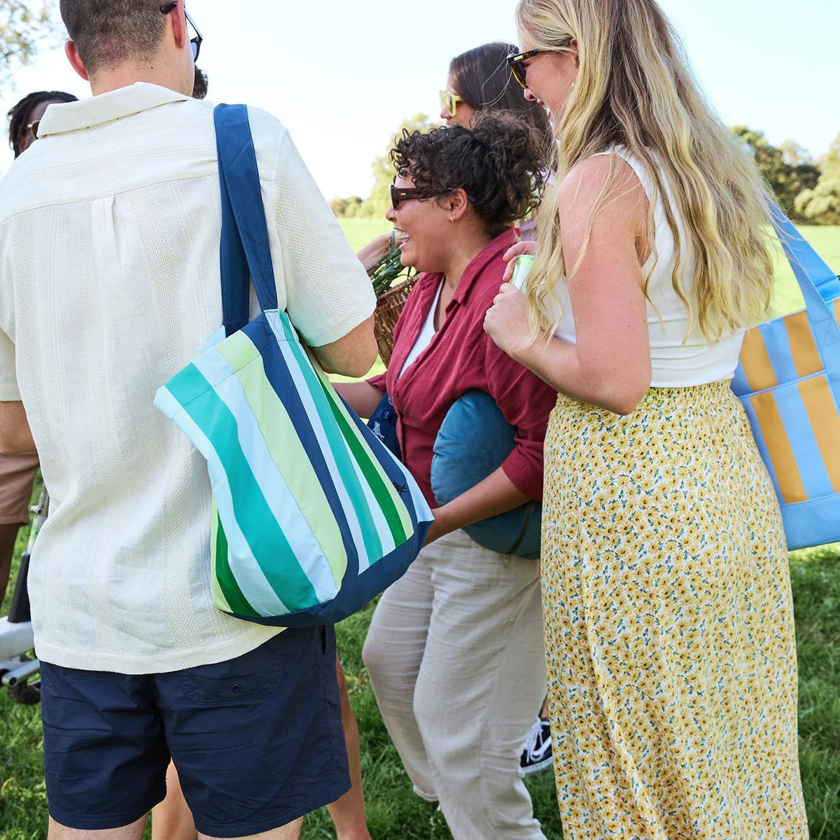 Dock and Bay, Foldaway Tote Bags Cool Lagoon