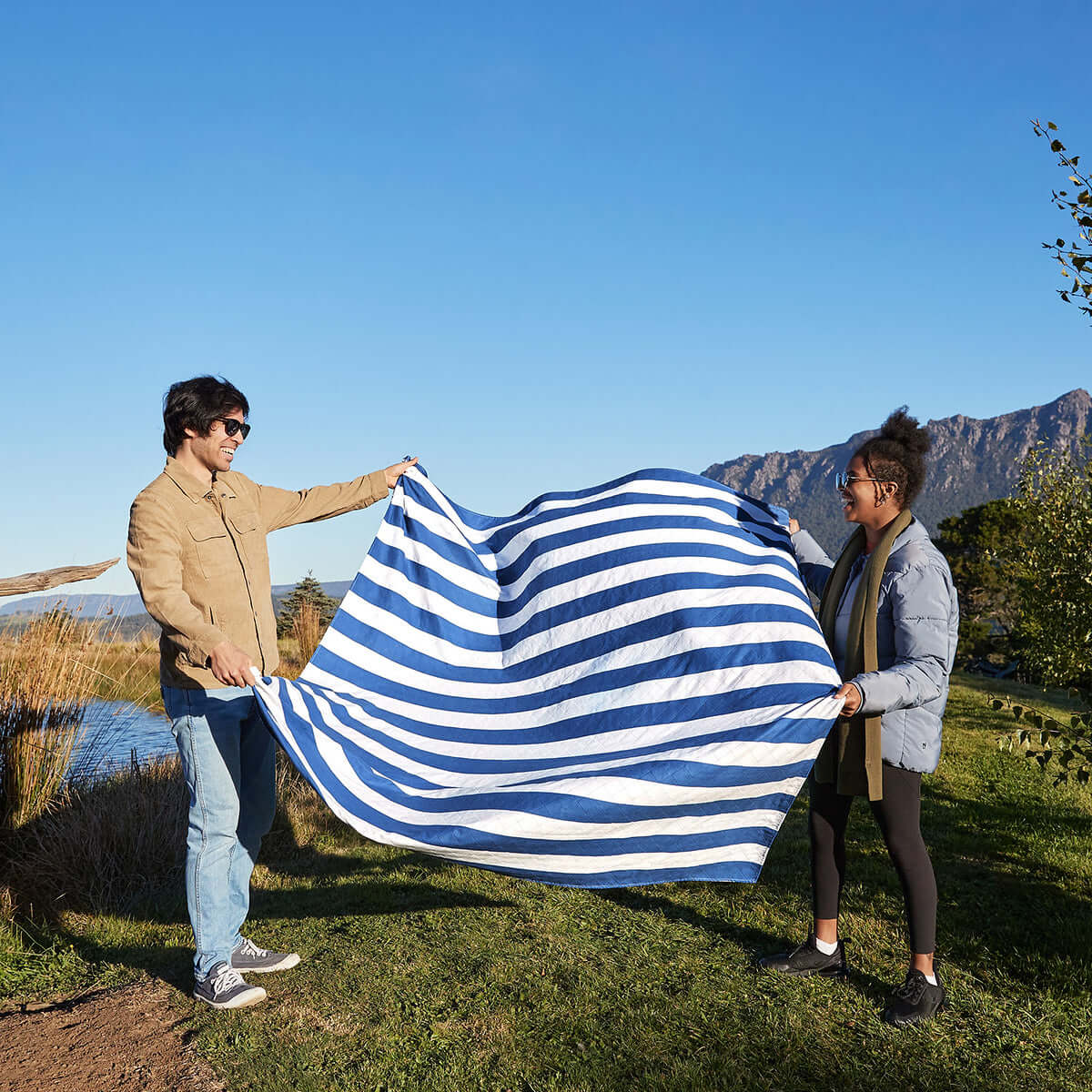 Dock and Bay, Picnic Blanket - Large Whitsunday