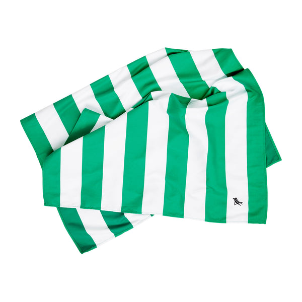 Dock and bay, Beach Towel Cancun Green Large Quinlan's Gifts