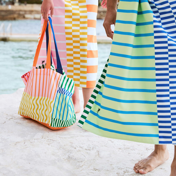 Dock and Bay, Foldable Tote Bag -Stripe Up Your Life