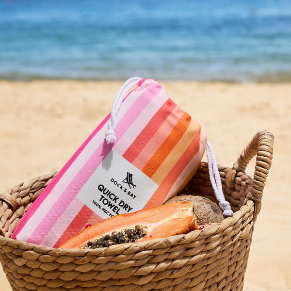 Dock and Bay, Quick Dry Towel - Miami Sorbet - Large (160x90cm)
