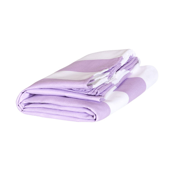Dock and bay, Beach Towel Lombok Lilac Large Quinlan's Gifts