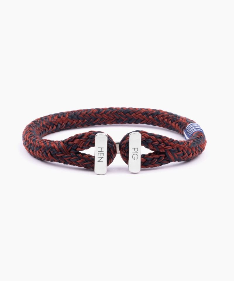 Pig & Hen, Icy Ike Red and Navy Bracelet (Small)