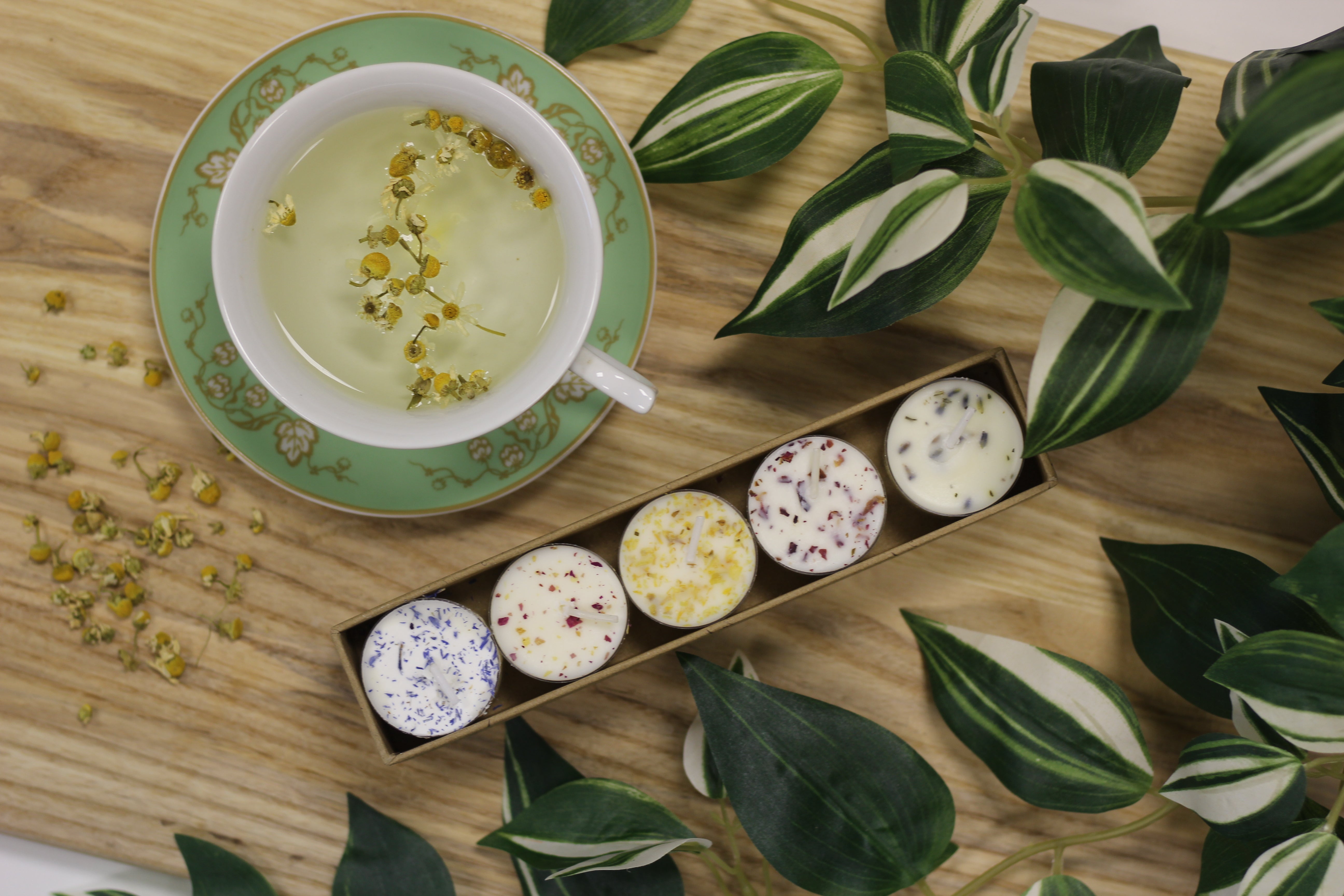 Flower Child, Scented Tealights 5 Pack Flower Child