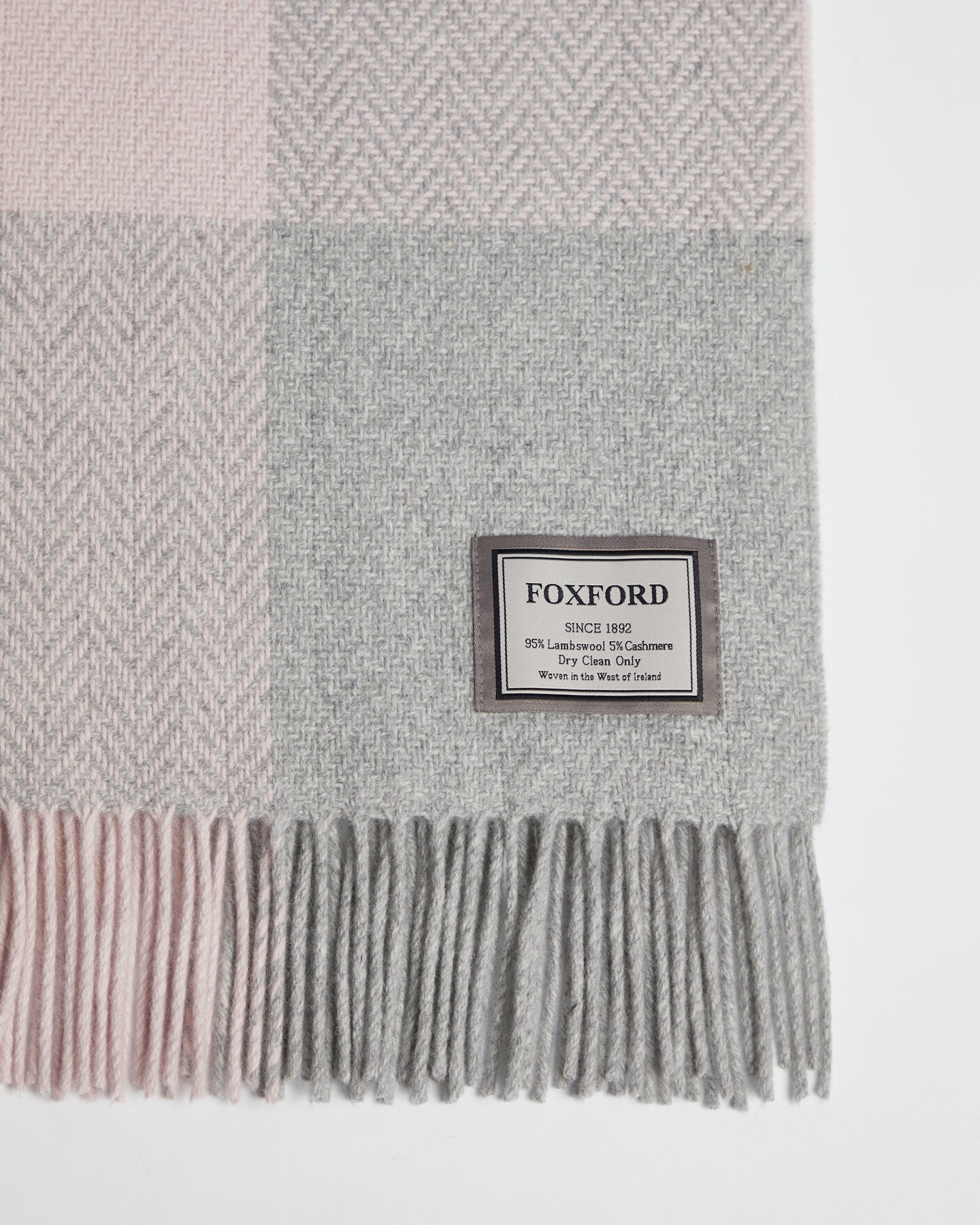 Foxford, Port Mor Cashmere and Lambswool Throw