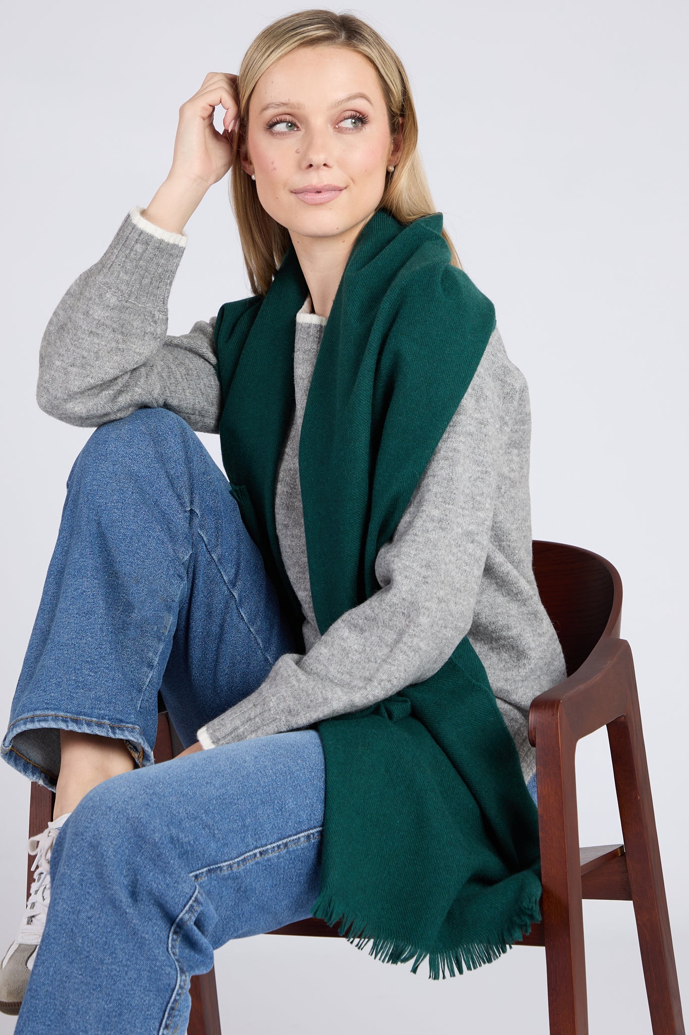Foxford, Amazon Fine Wool Cashmere Blend Scarf