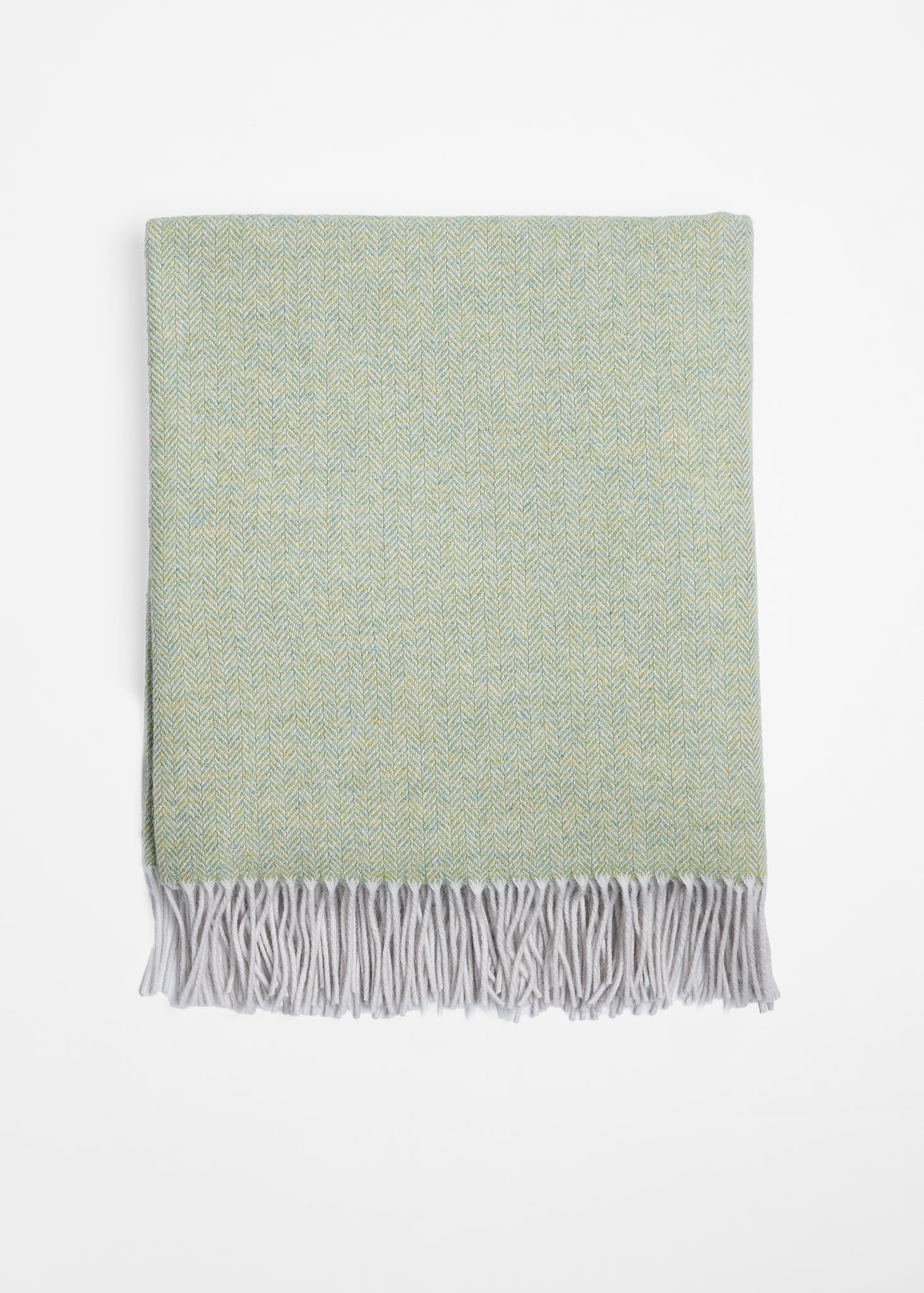 Foxford, Dingle Throw Silver & Lime