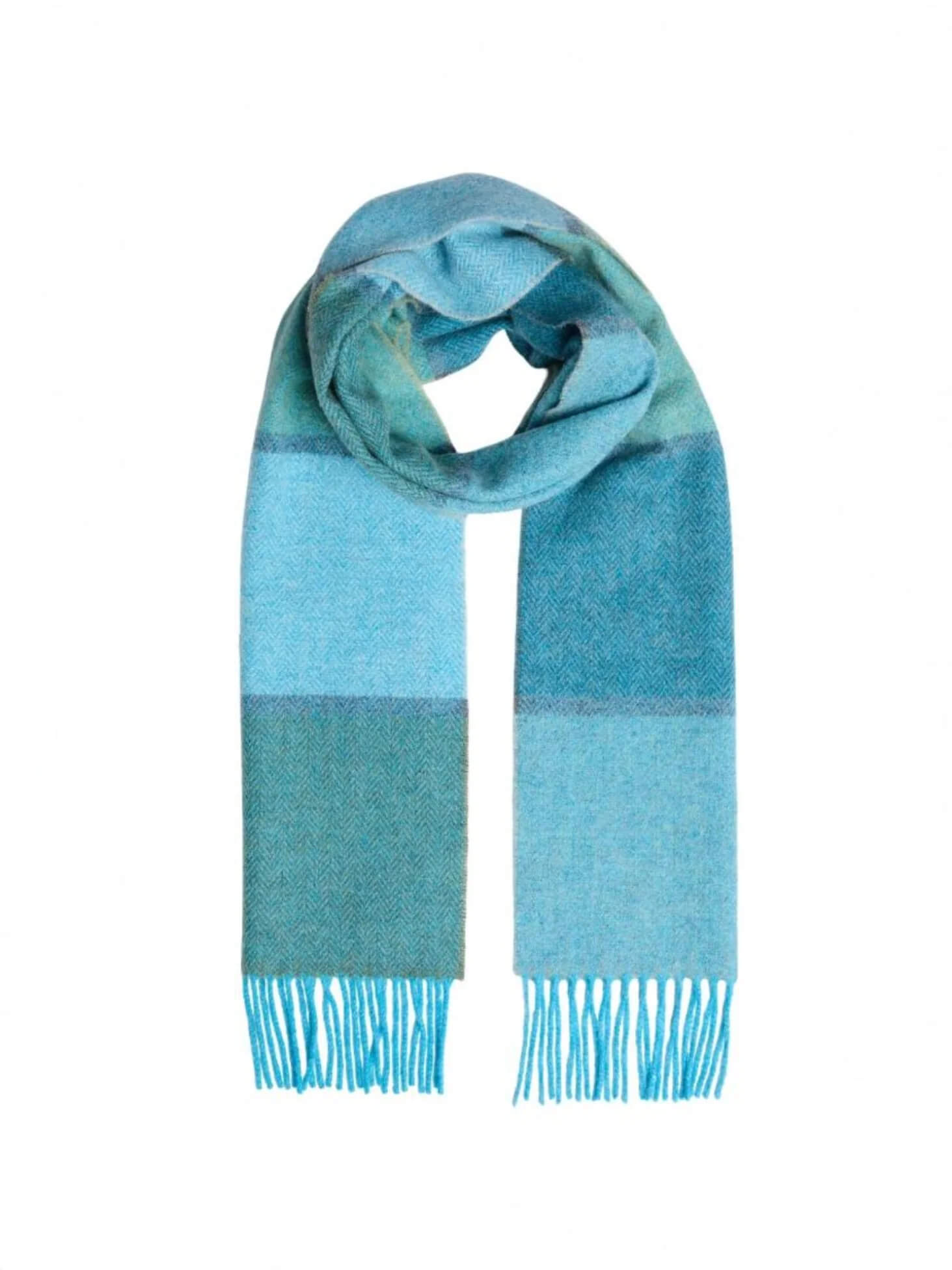 Foxford, Foxford Spring Stripe Lambswool Scarf
