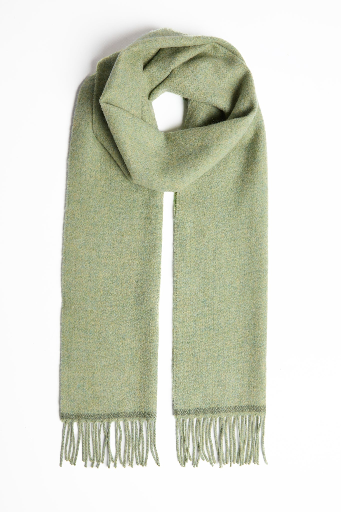 Foxford, Green Melange Scarf Foxford
