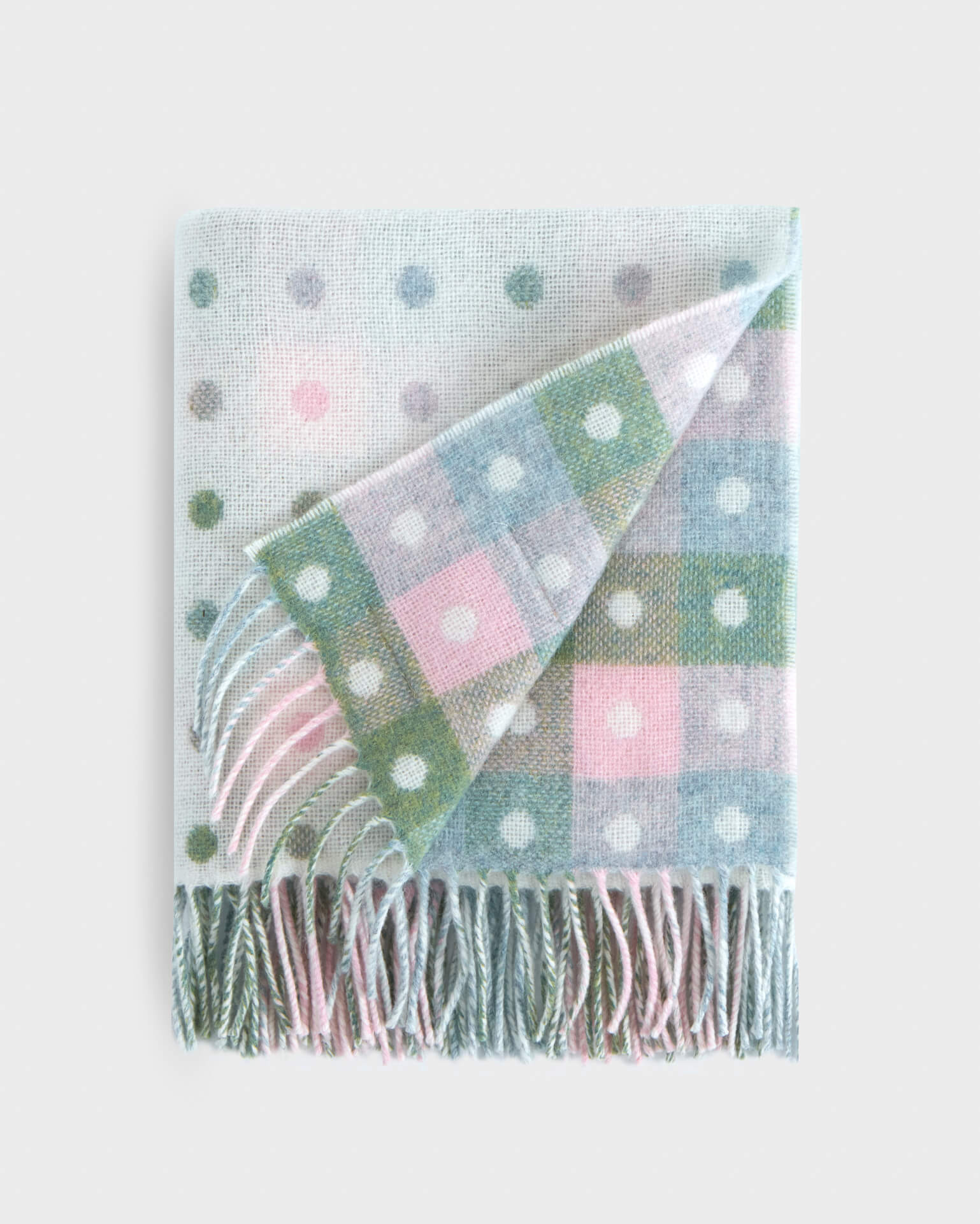 Foxford, Pastel Spot Baby Throw