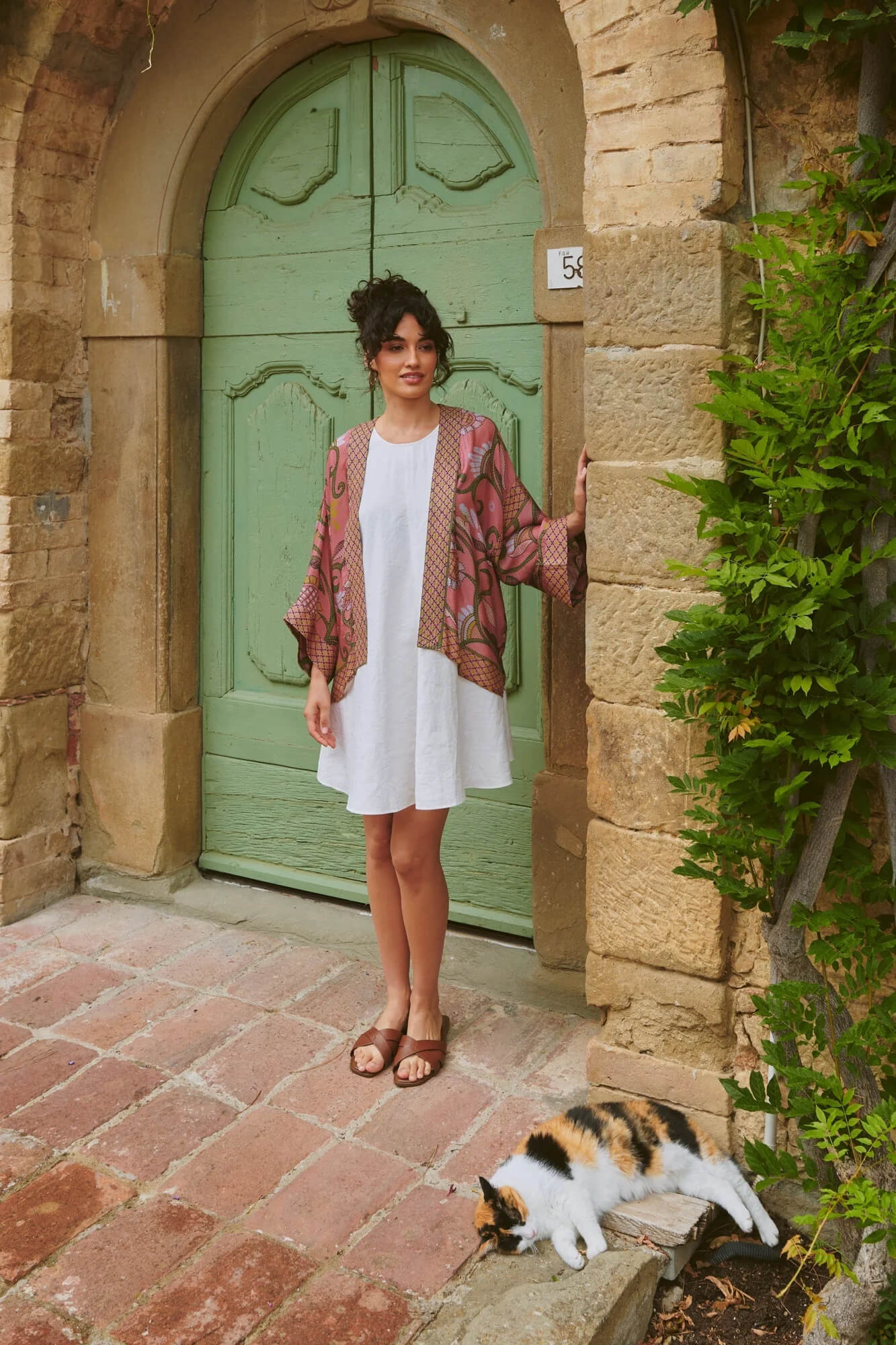 One Hundred Stars, Giant Kantha Dusk Kimono