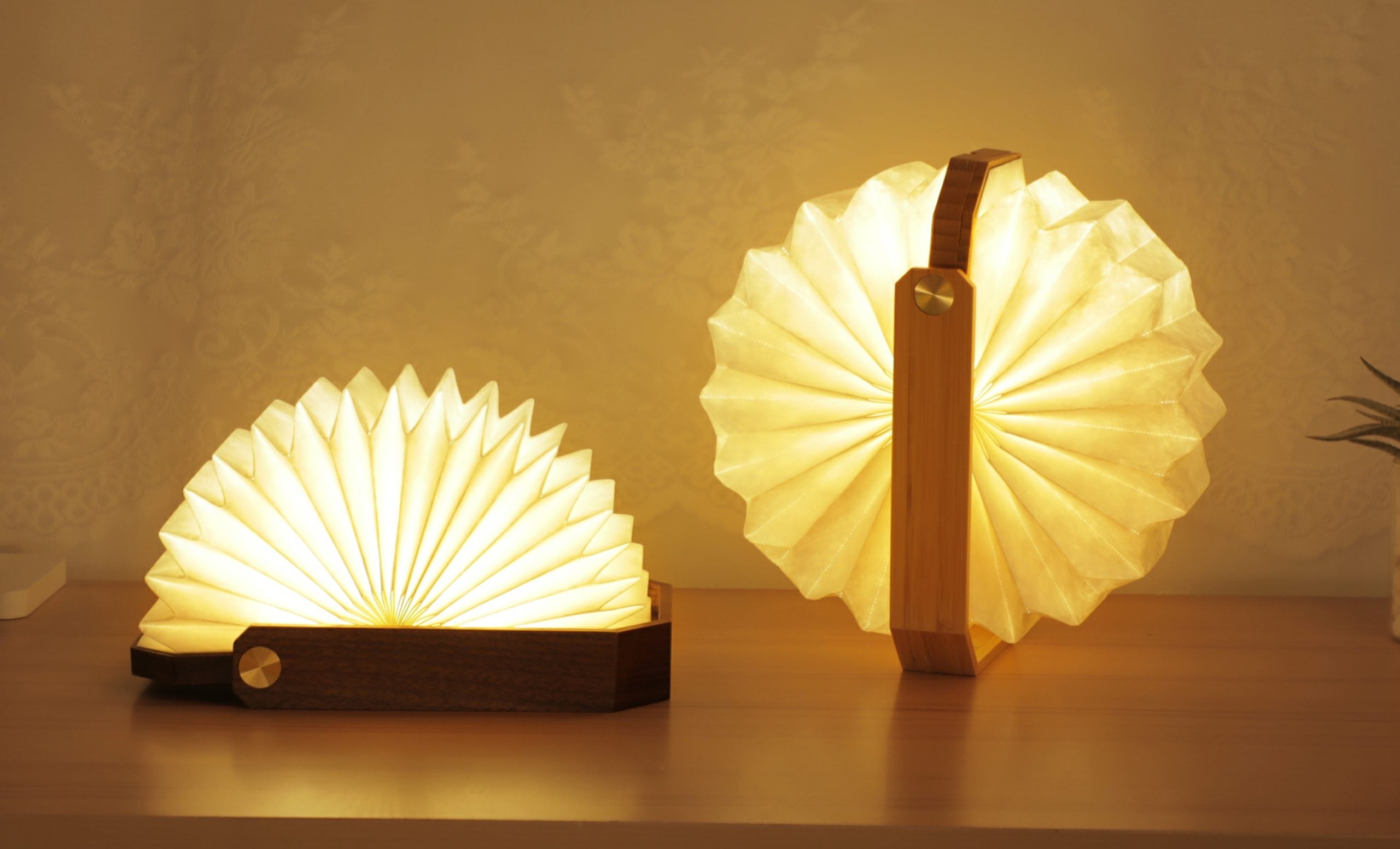 Gingko, Smart Origami Lamp Bamboo