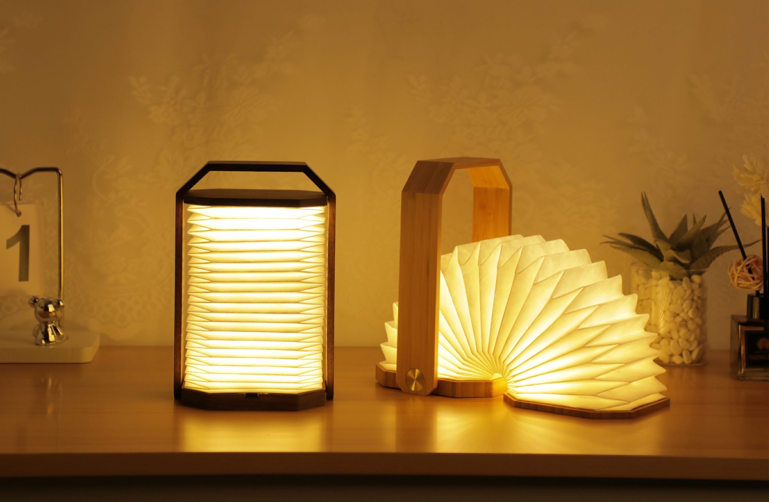Gingko, Smart Origami Lamp Bamboo