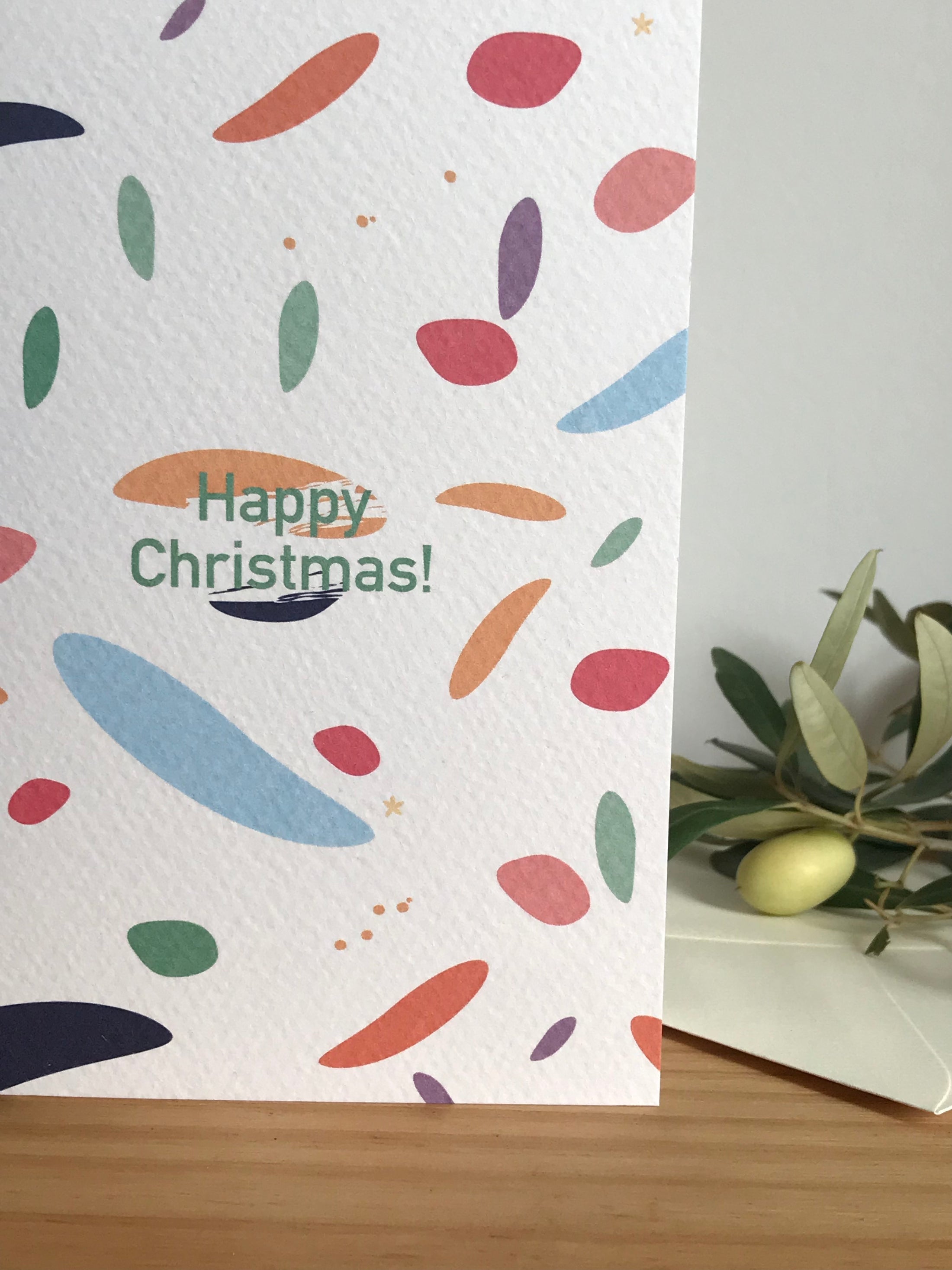 Happy Christmas Greeting Card