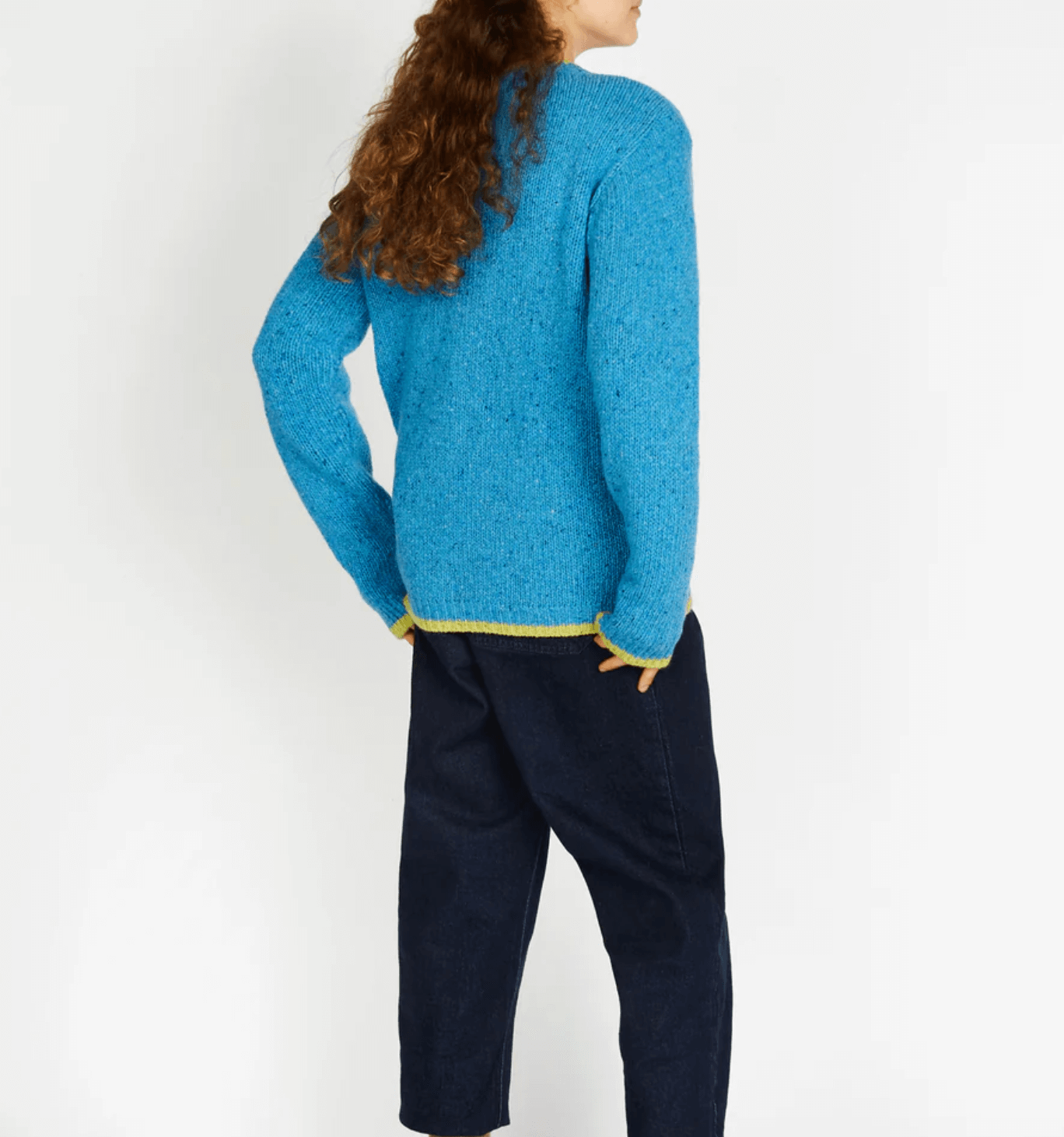 Ireland's Eye, Slaney Crew Neck - Forget-Me-Not Blue (size S)