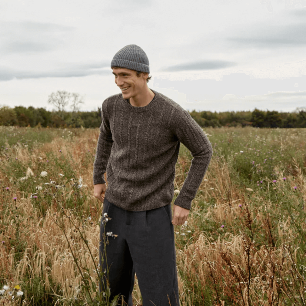 Irelands Eye, Beanie Hat - Smoke