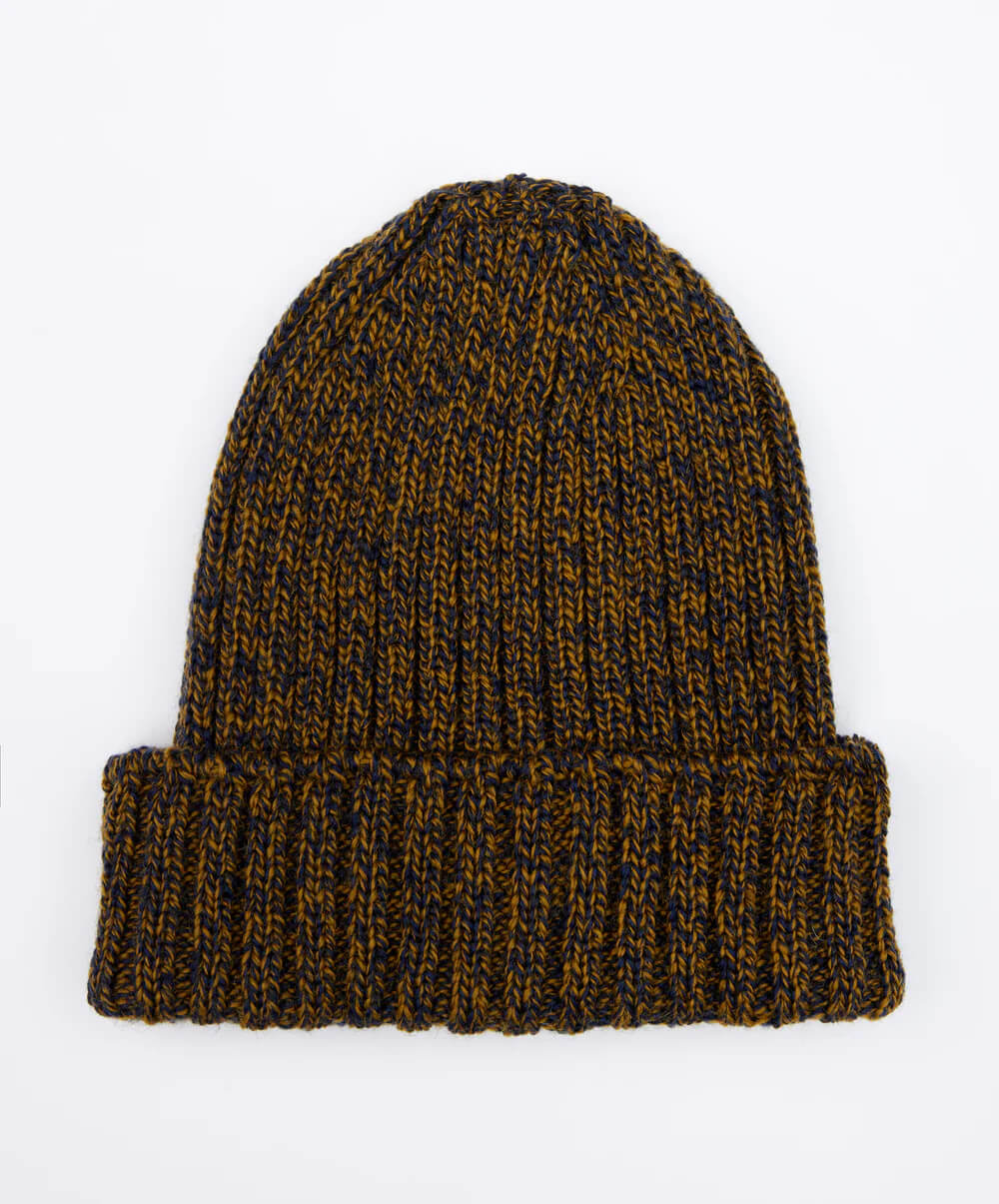 Irelands Eye, Ribbed Merino Hat Desert Marl