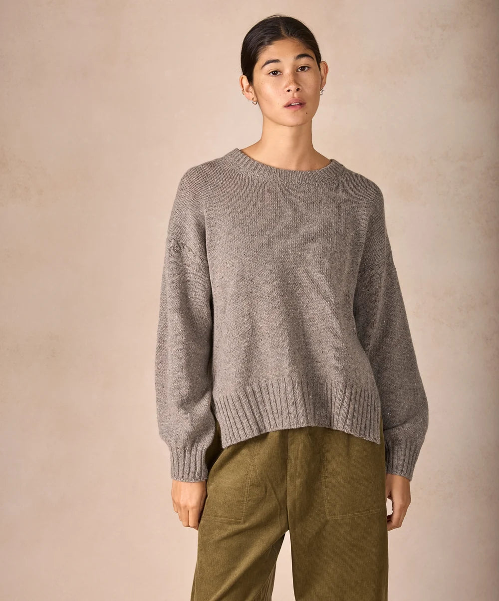 Irelands Eye, The Isla Cashmere Oversized Sweater Rocky Ground