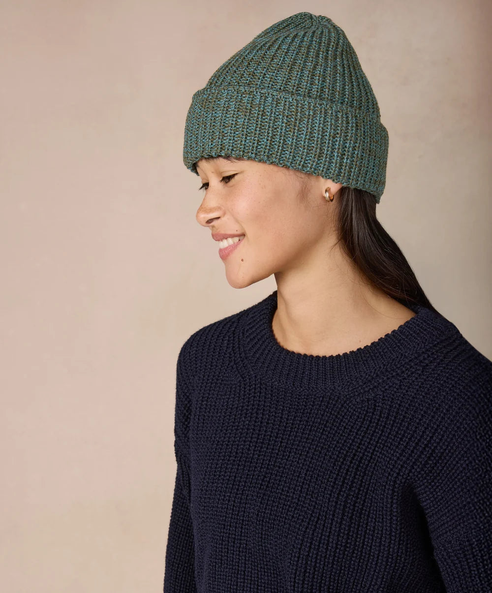 Irelands Eye, The Zinnia Chunky Merino Hat Fern Marl
