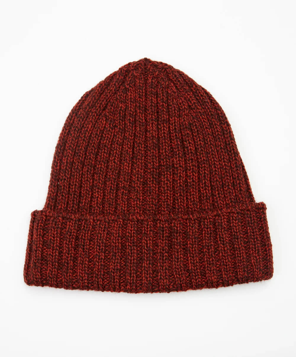 Irelands Eye, Ribbed Merino Hat Sable Marl
