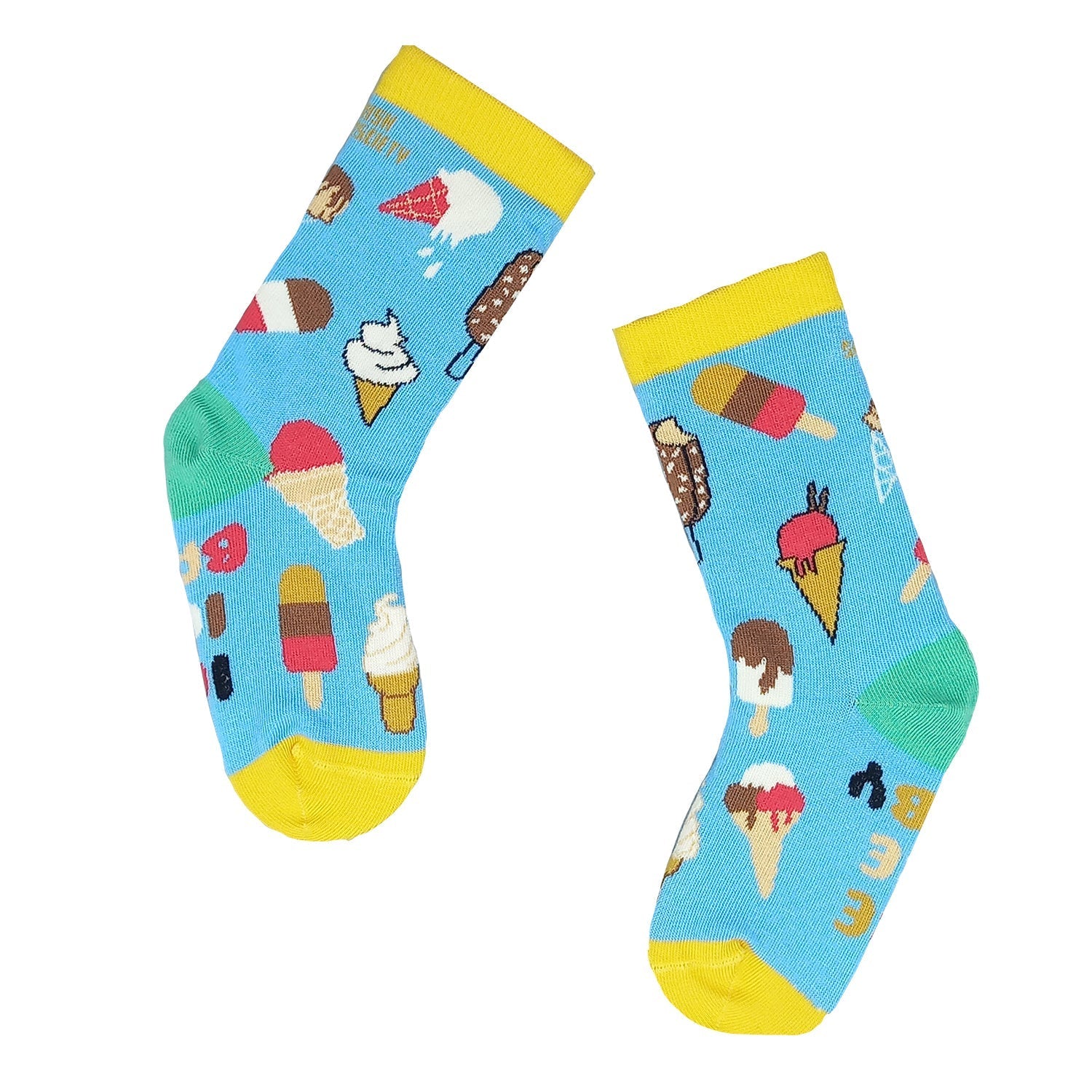 Irish Socksciety Kids, Ice Ice Baby Size (12.5-2.5) Irish Socksciety